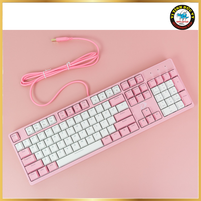Keyboard Dareu EK1280s Pink-White