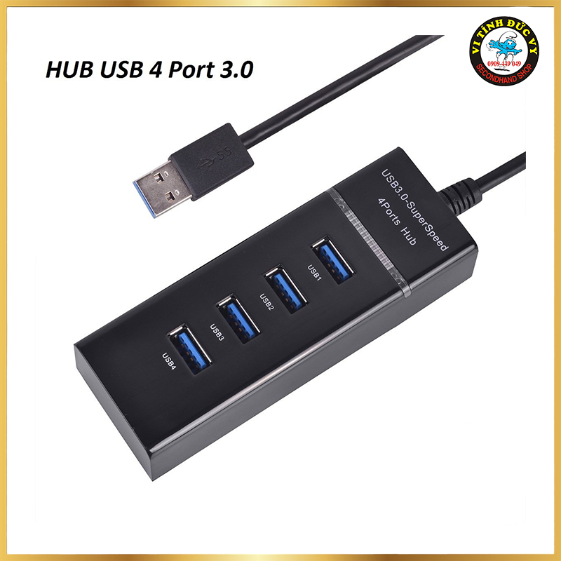 Hub USB 4 Port 3.0