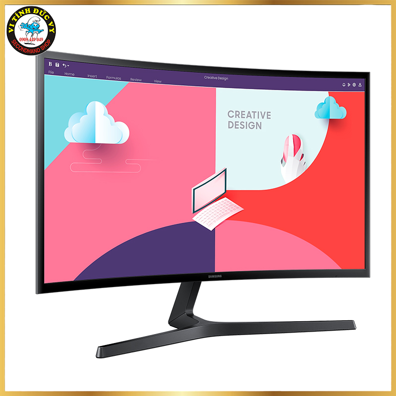 Samsung LS24C366EAEXXV | 24 inch, Cong, 75Hz, 4ms