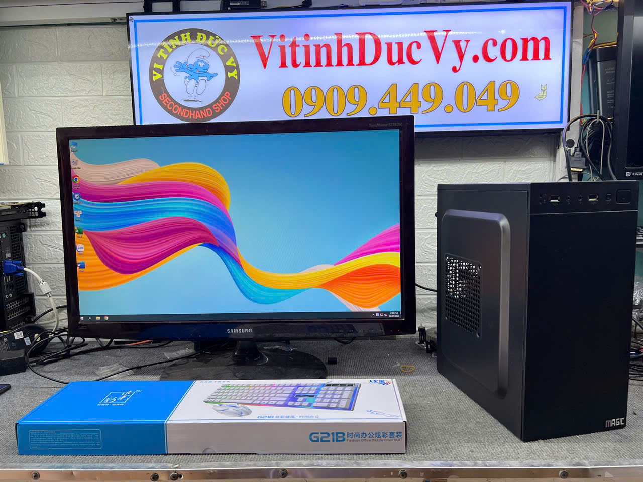I5.3470-R8D3-SD120-GT730_2GD5 - LCD 27