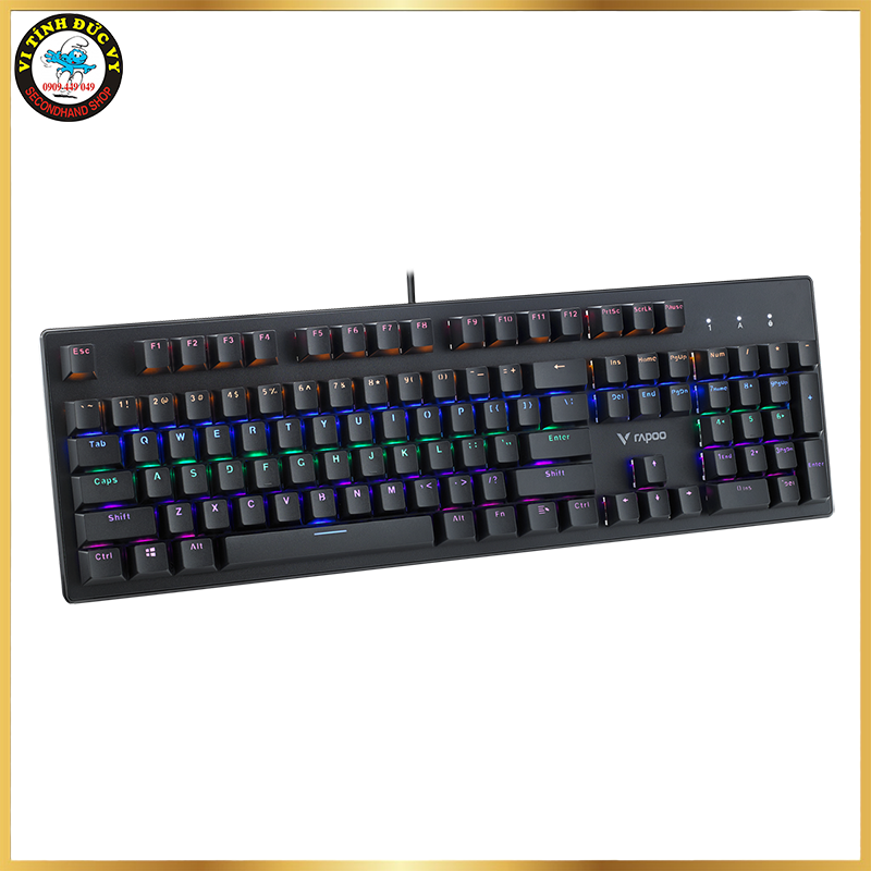 Rapoo V510C Black Led Rainbow
