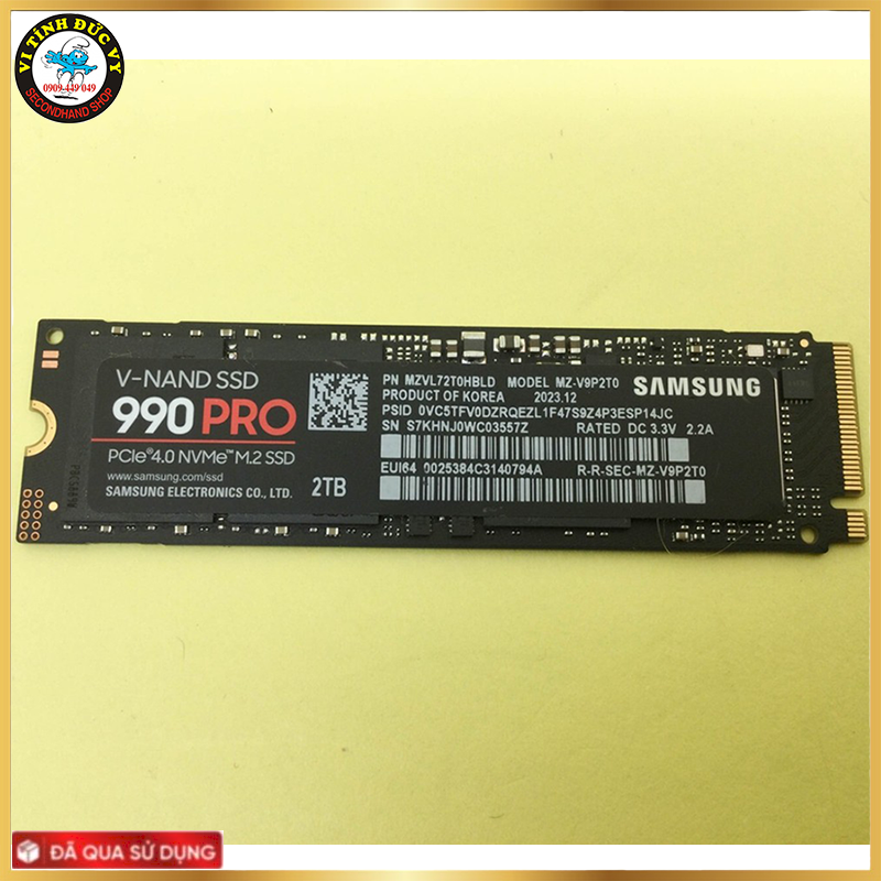 Nvme Samsung 990Pro 2TB (QSD)